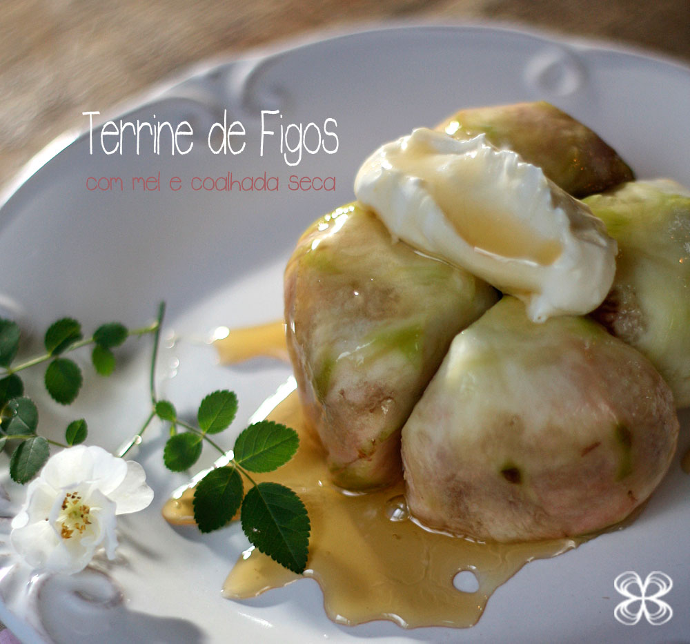 Cozinha da Matilde Terrine de figos com coalhada seca e mel